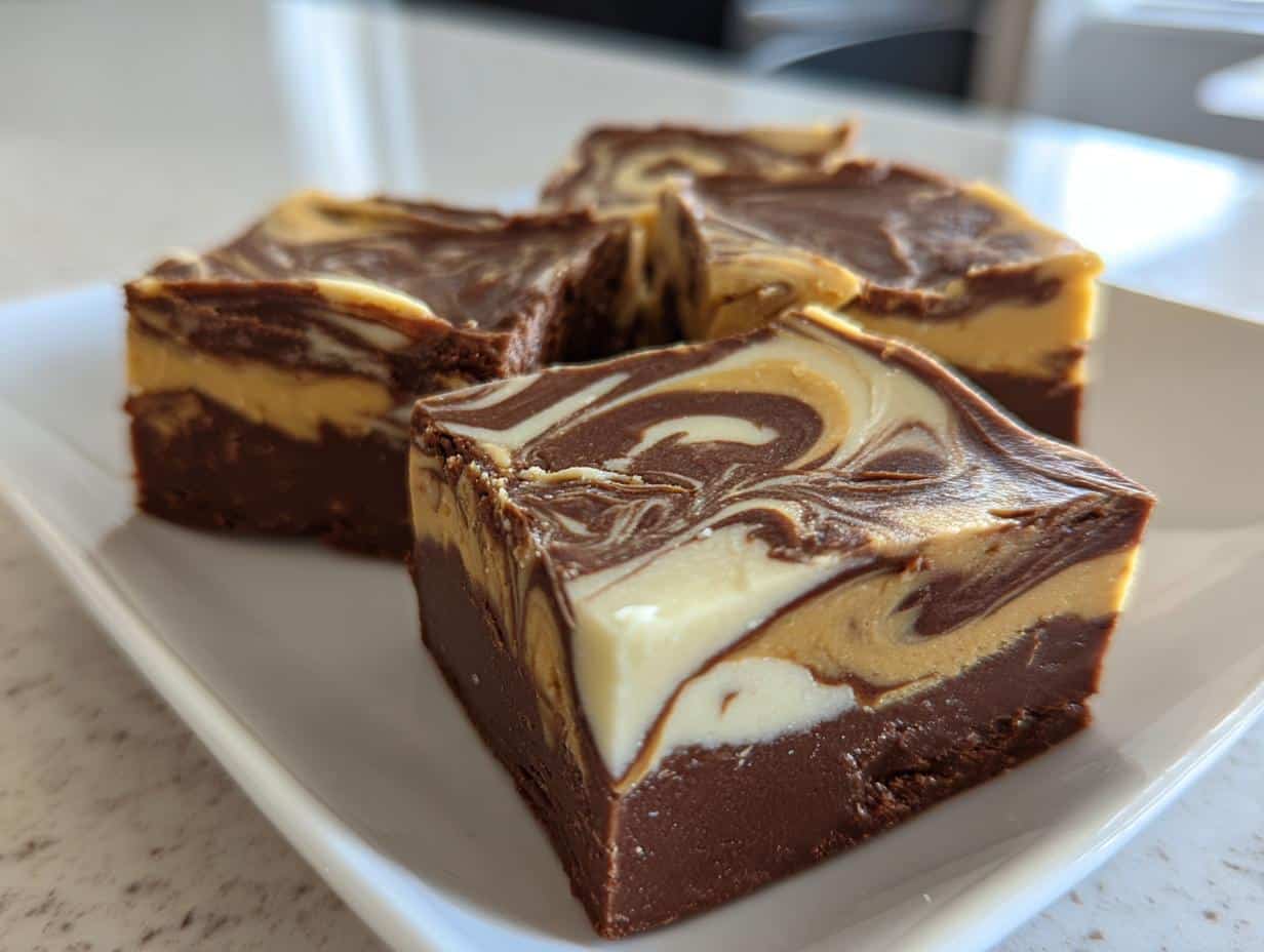 Peanut Butter Swirl Fudge - detail 1