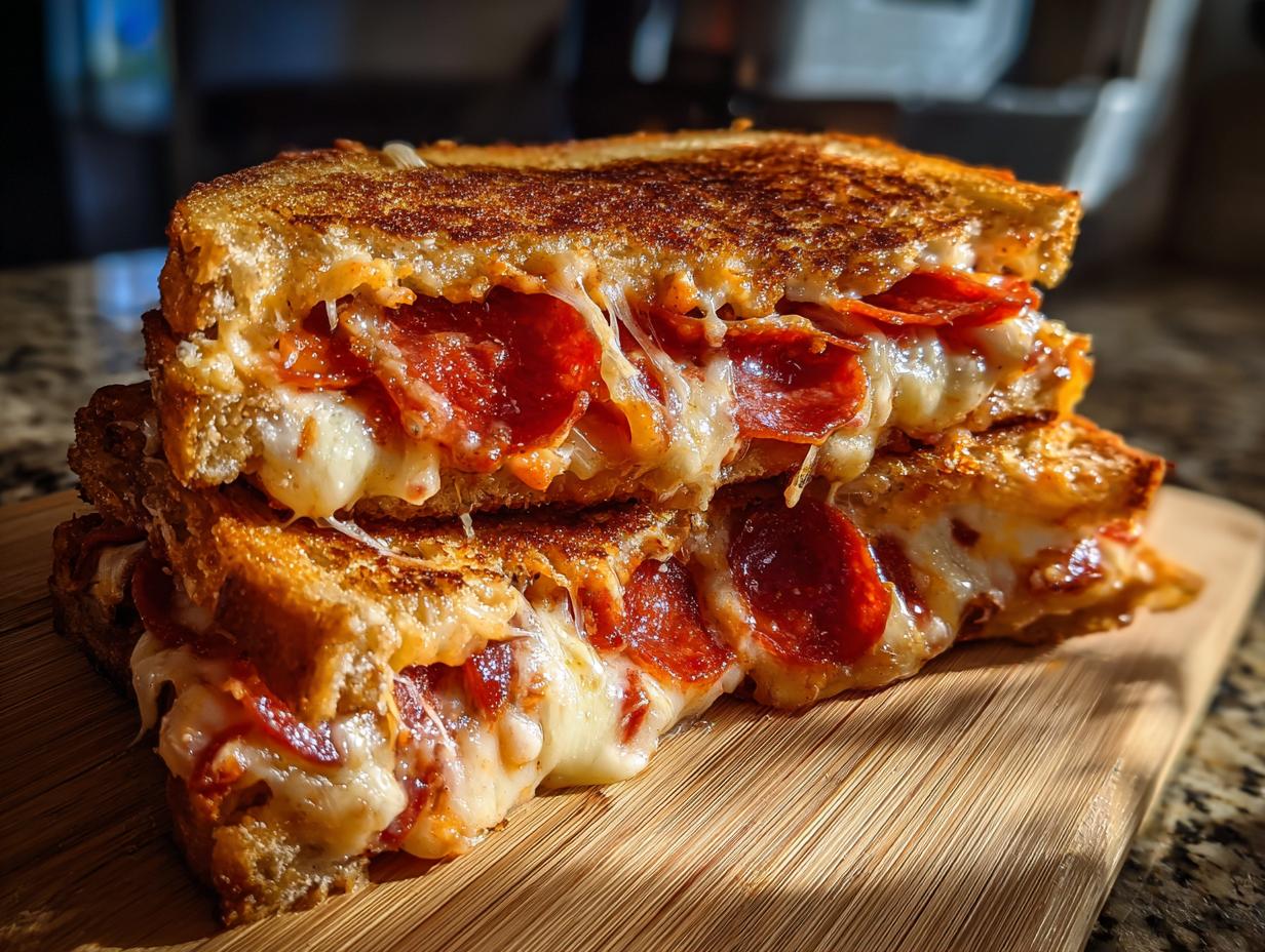 Pizza Grilled Cheese Recipe - detail 1
