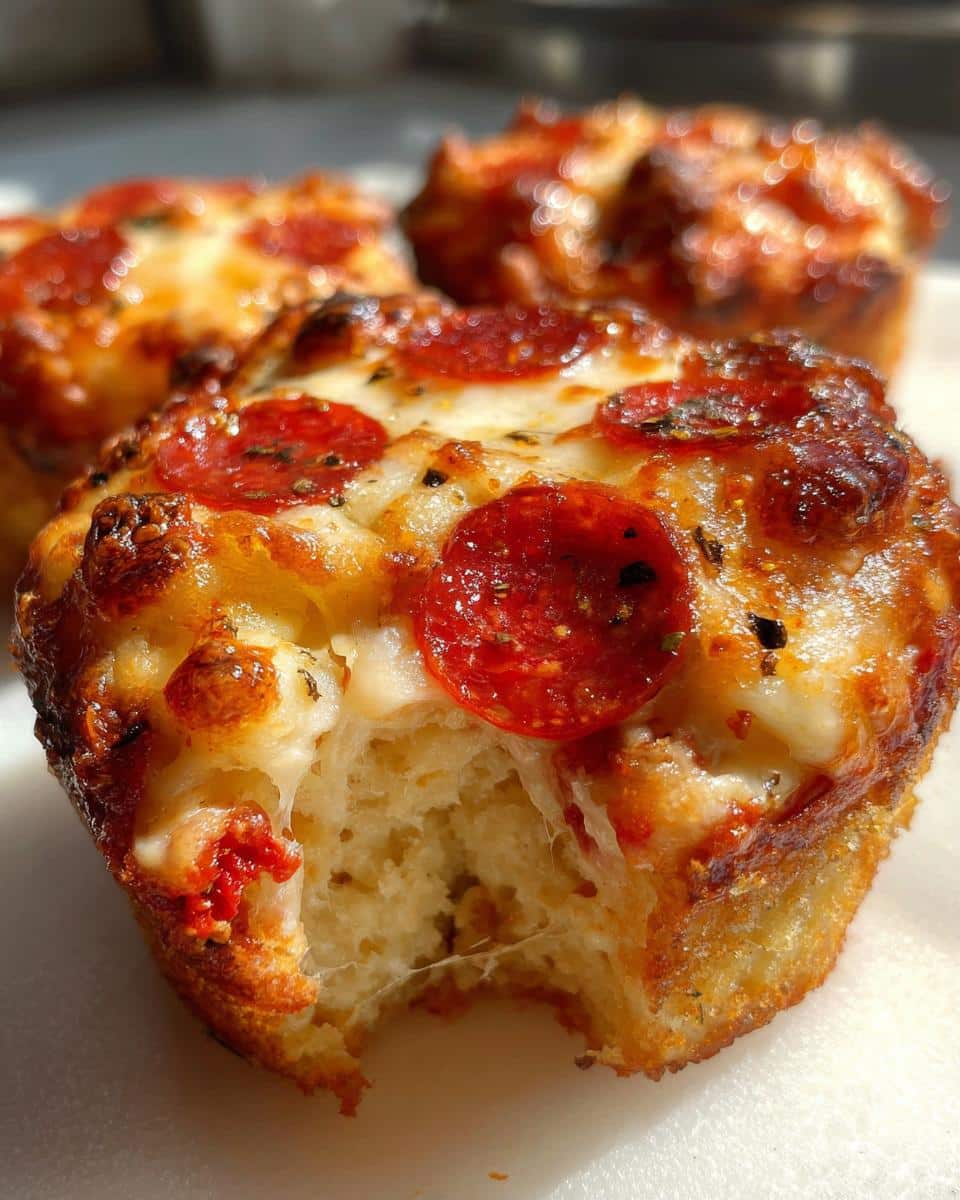Pizza cupcakes - detail 1