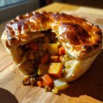 Roasted Autumn Vegetable Pot Pies