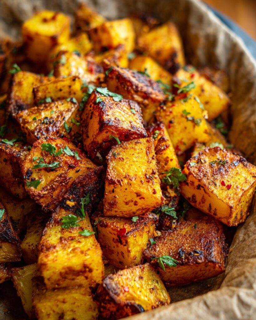 Roasted Kohlrabi Traybake