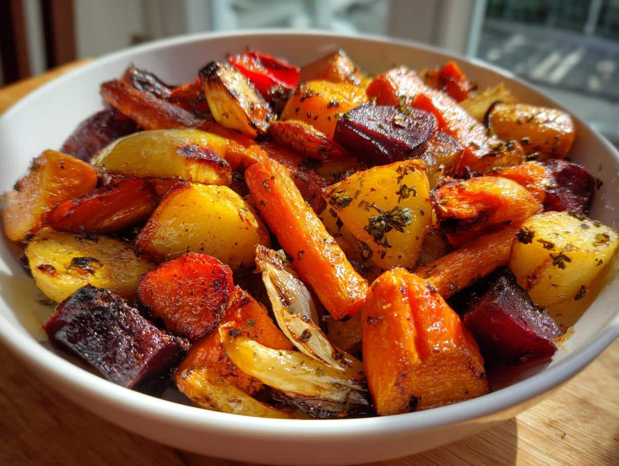 Roasted Root Vegetables - detail 1