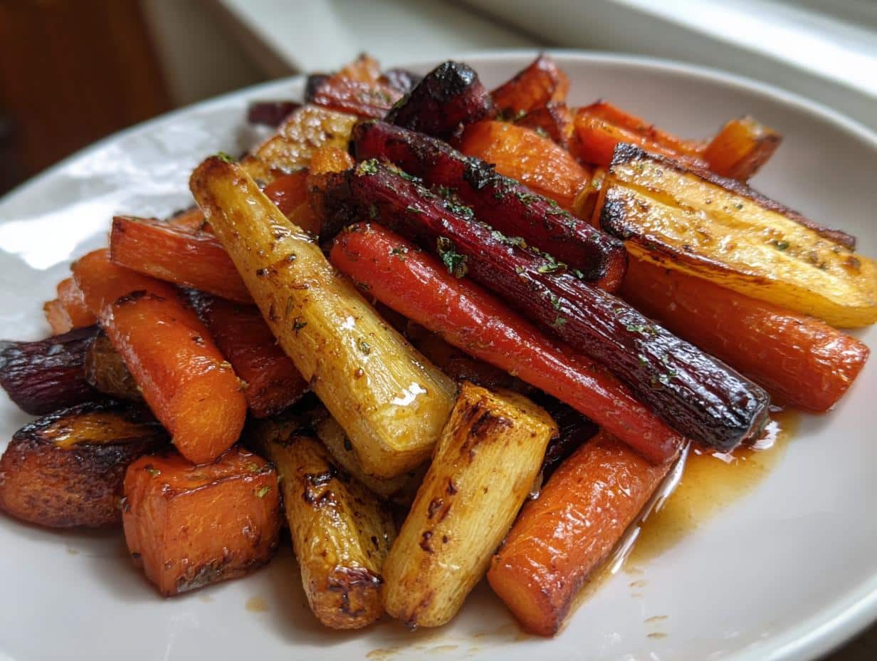 Roasted Root Vegetables with Maple Glaze for Bold - detail 1