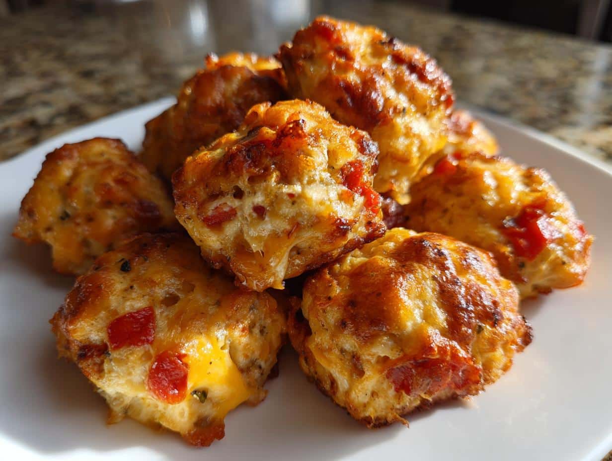 Rotel Cream Cheese Sausage Balls - detail 1