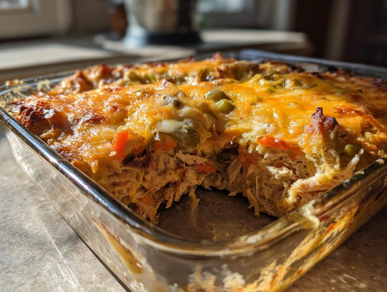 Rotisserie Chicken Stuffing Casserole - detail 1