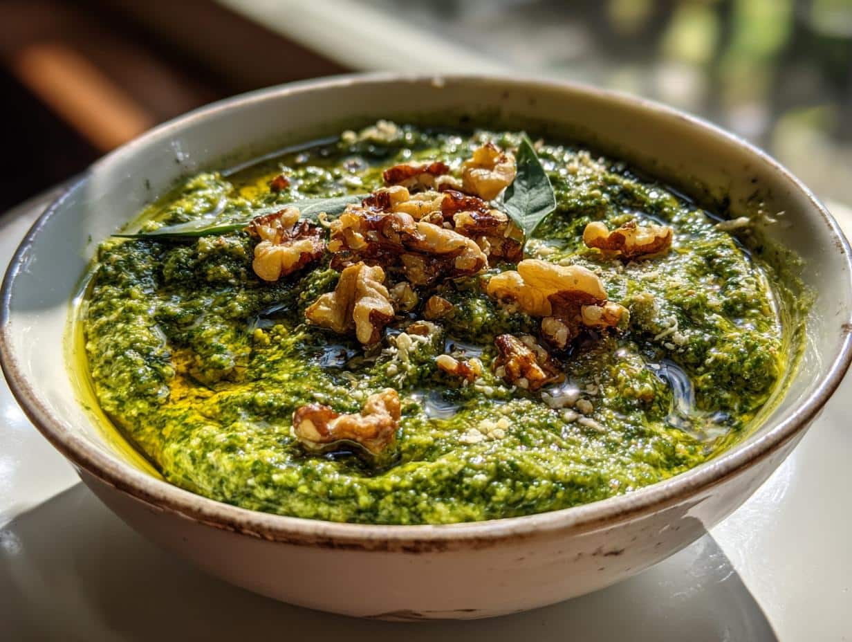 Sage Walnut Pesto Recipe - detail 1