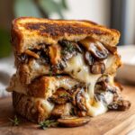 Savory Garlic Mushroom Grilled Cheese