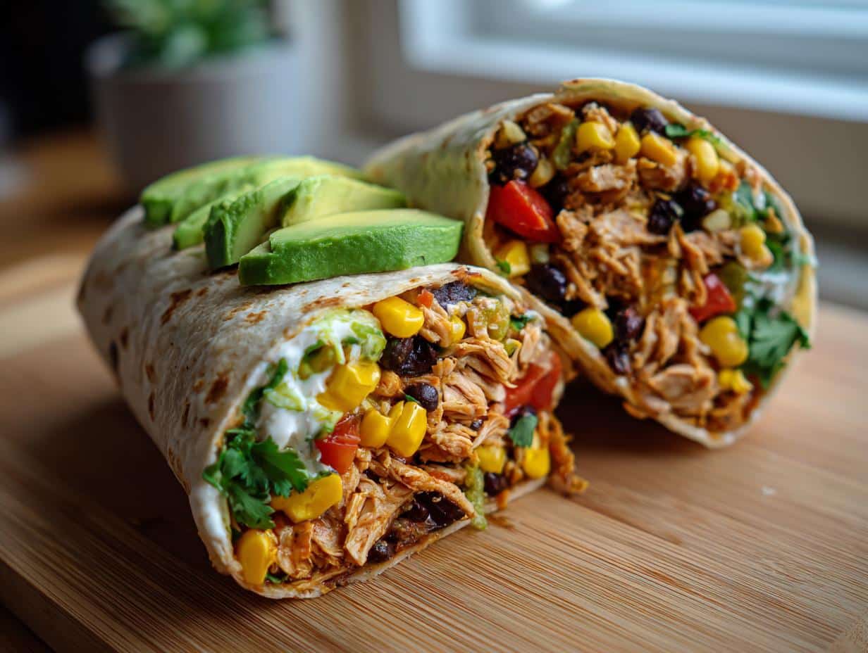 Southwest Chicken Wraps - detail 1