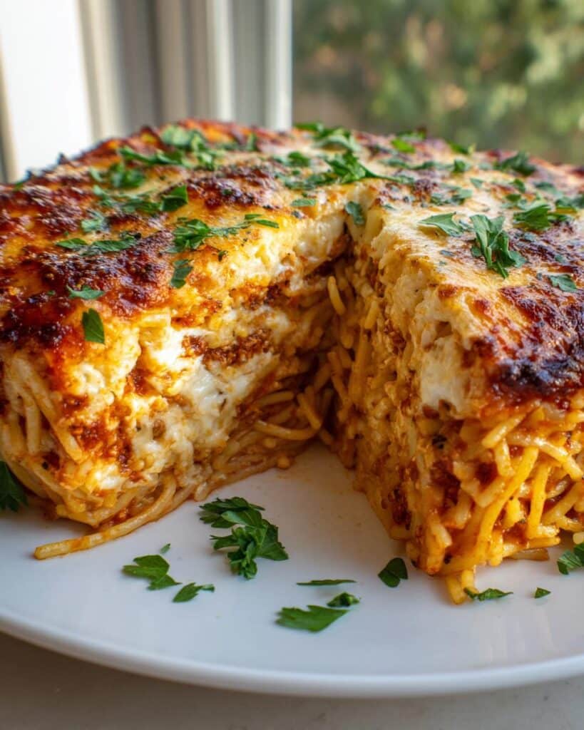 Spaghetti Pie Recipe