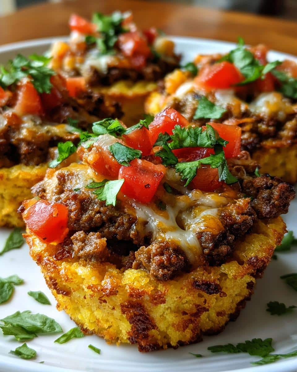 Spicy Mexican Taco Cupcakes - detail 1