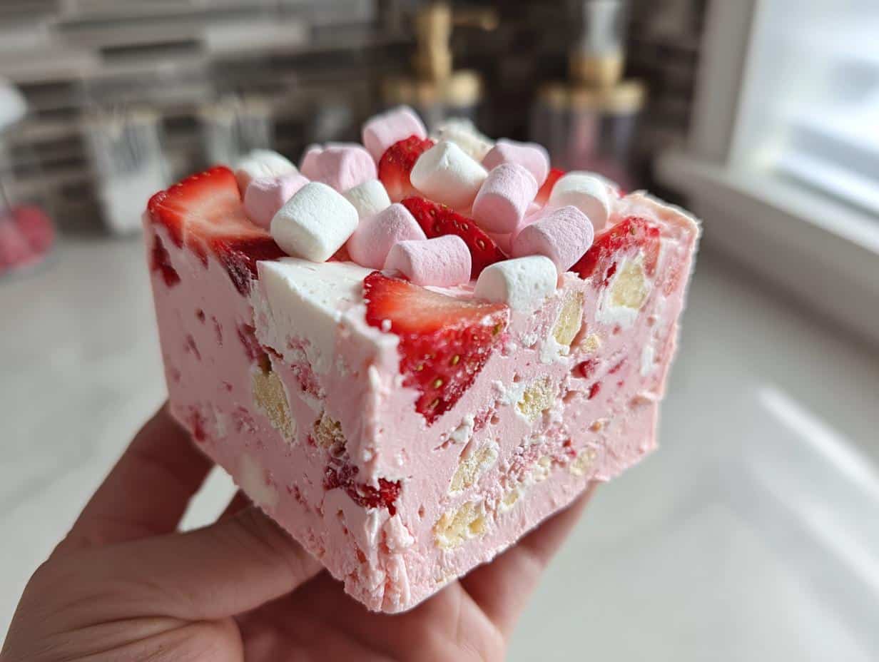 Strawberry Marshmallow Fudge - detail 1