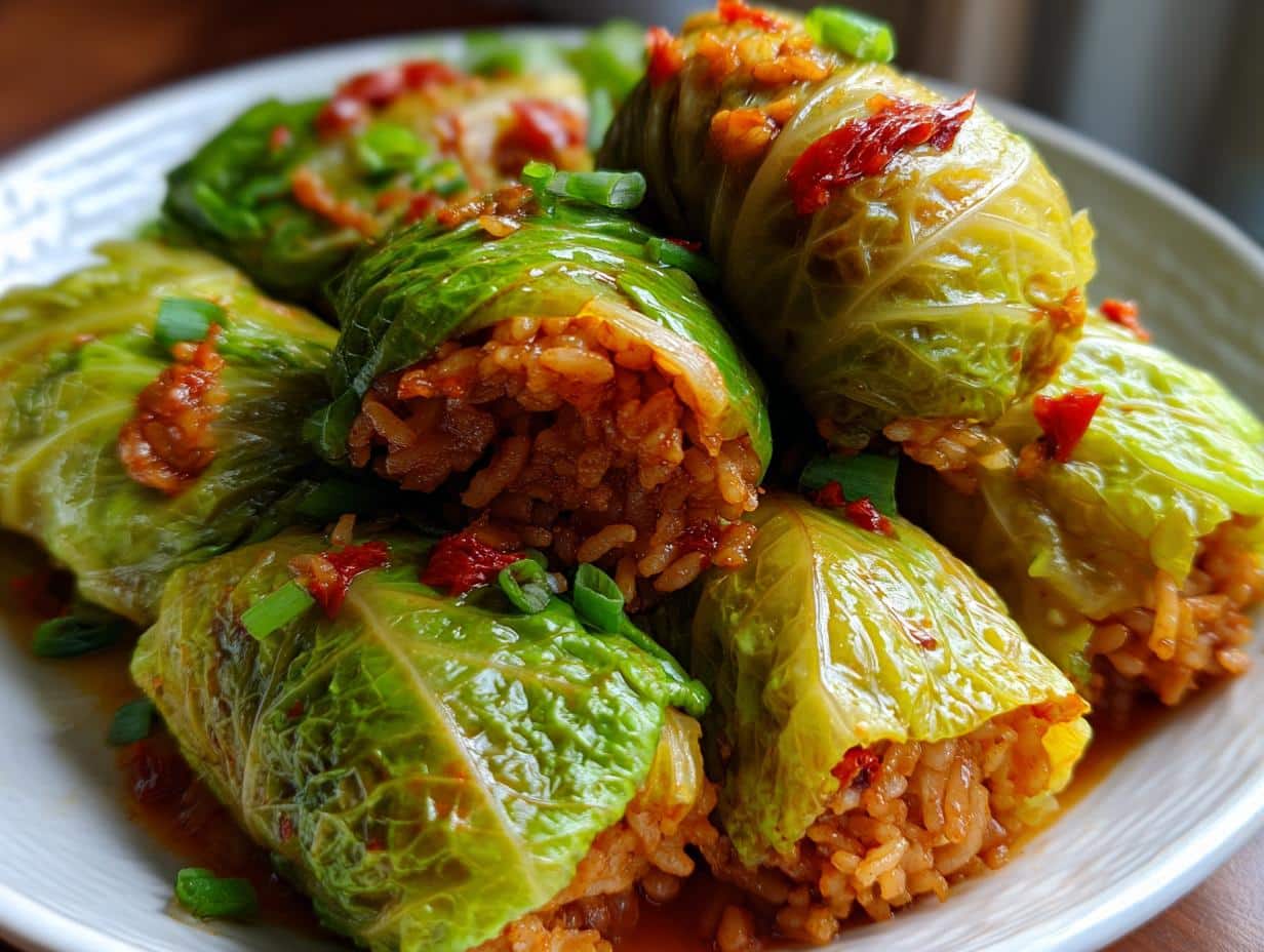 Stuffed Chinese Cabbage Rolls - detail 1