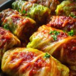 Stuffed Chinese Cabbage Rolls