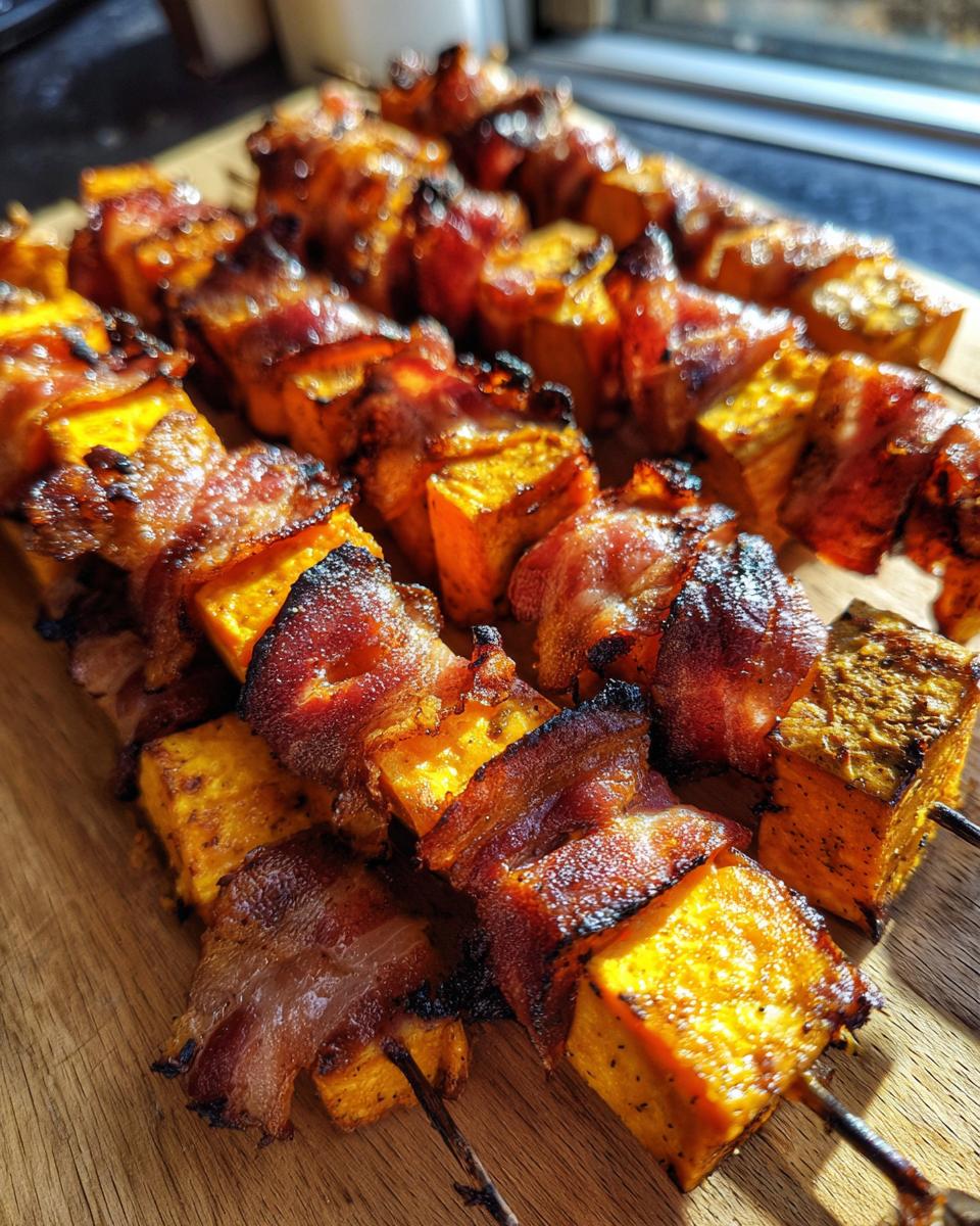 Sweet Potato and Bacon Skewers Recipe - detail 1
