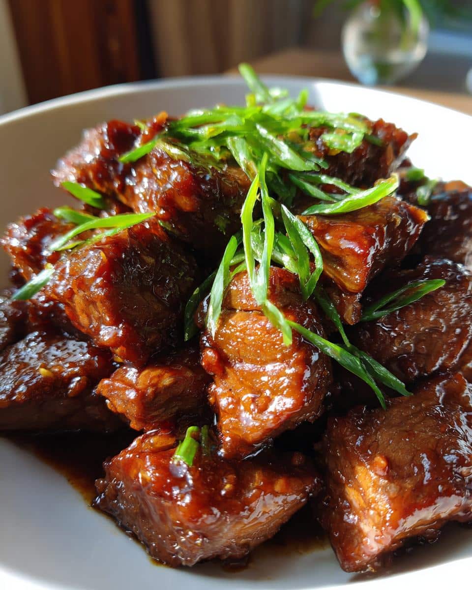 Sweet and Sticky Steak Bites - detail 1