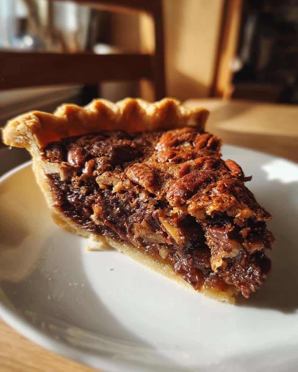 Texas Chocolate Pecan Pie - detail 1