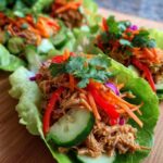 Thai Peanut Chicken Wraps