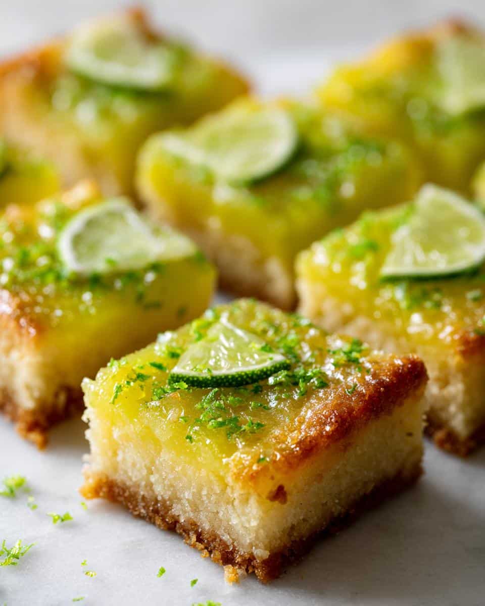 Tropical Coconut Lime Bars - detail 1