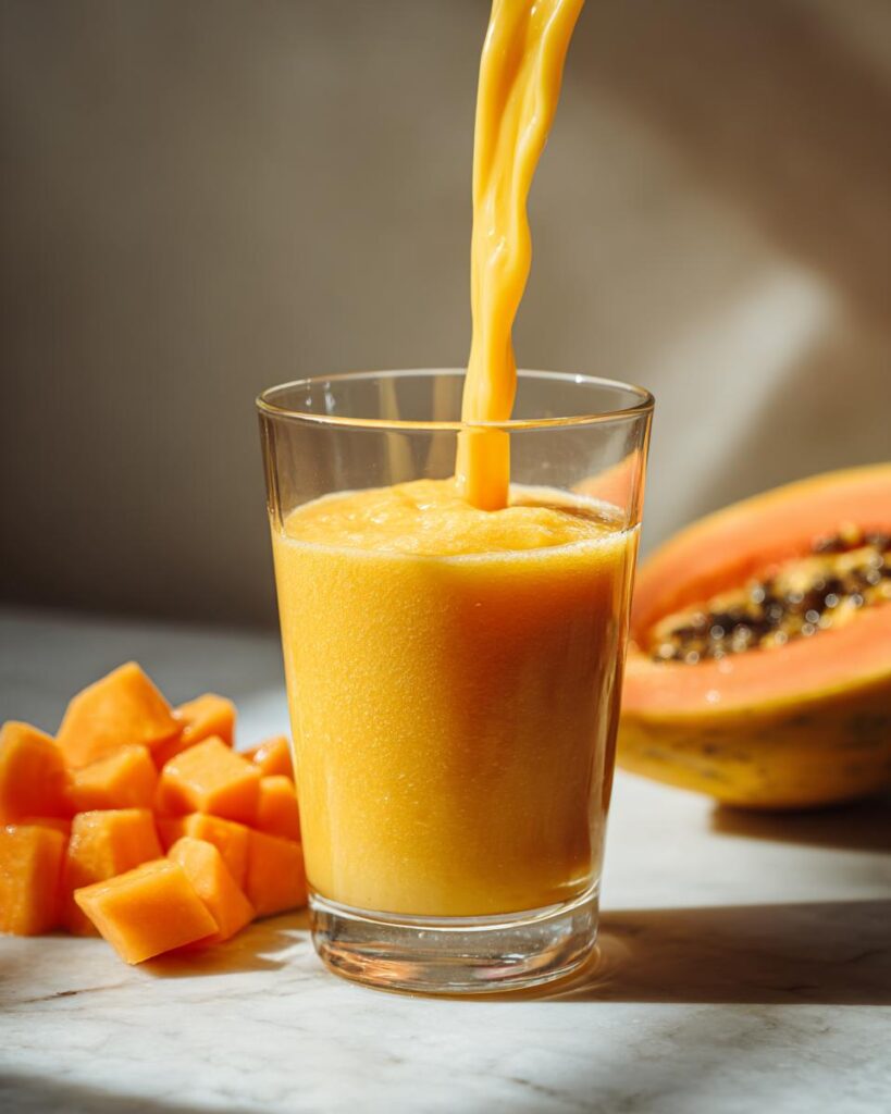 Tropical Papaya‑Pineapple Smoothie