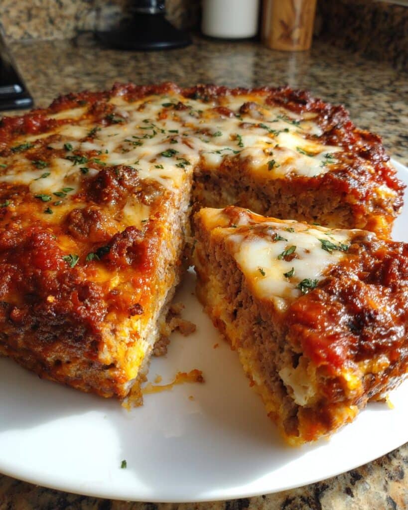 cheesy loaded meatloaf casserole recipe