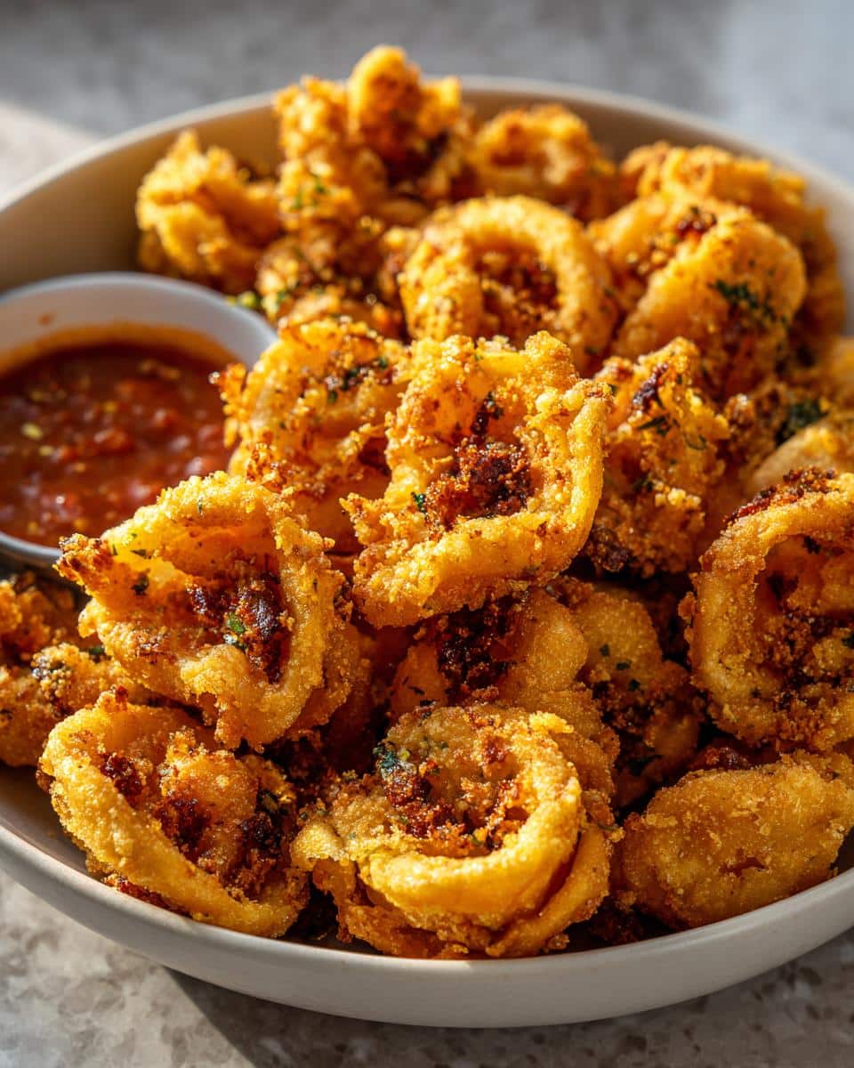 crispy parmesan fried tortellini - detail 1