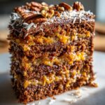 german chocolate pecan coconut cake
