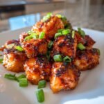 honey garlic salmon bites recipe