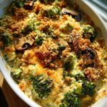 paula deens creamy broccoli mushroom bake