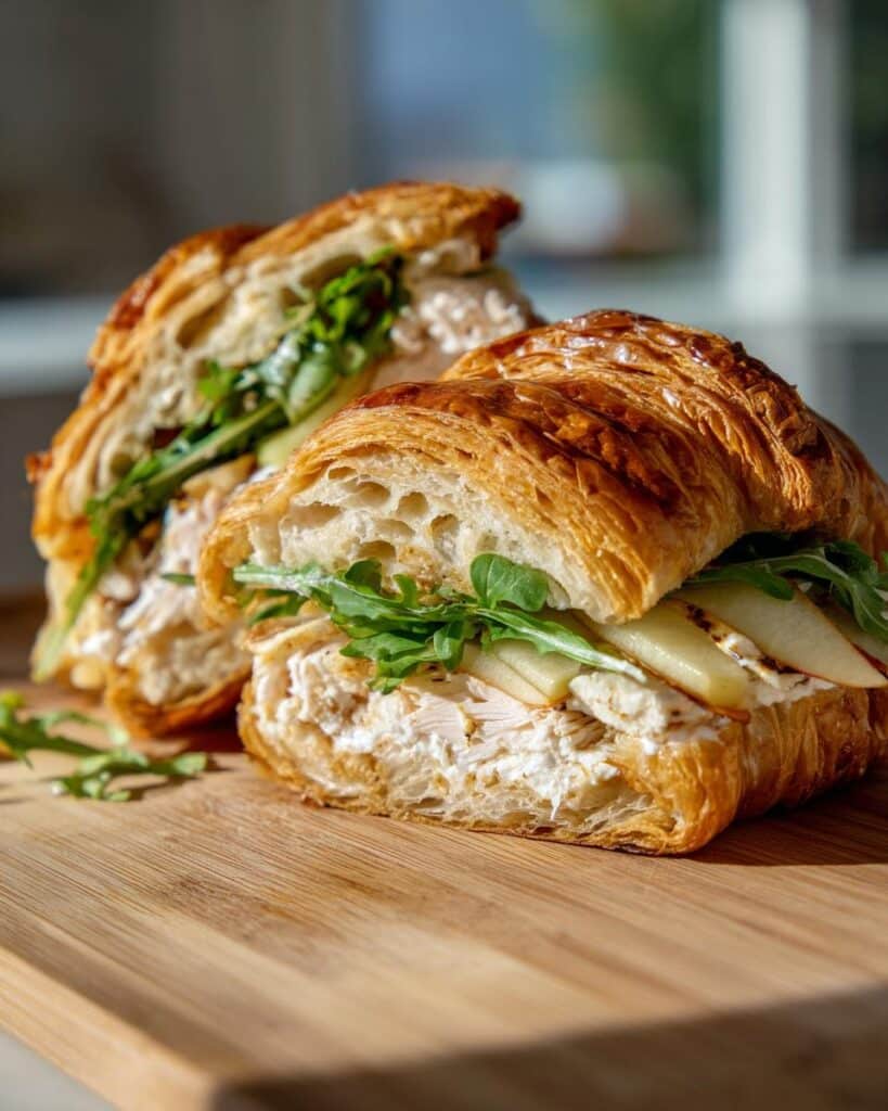 Apple & Goat Cheese Croissant Sandwich