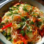 Asian Noodle Salad with Ginger-Lime Dressing