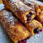 Blueberry Cream Cheese Egg Rolls