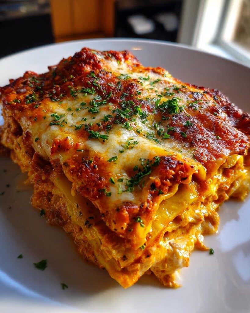 Buffalo Chicken Lasagna