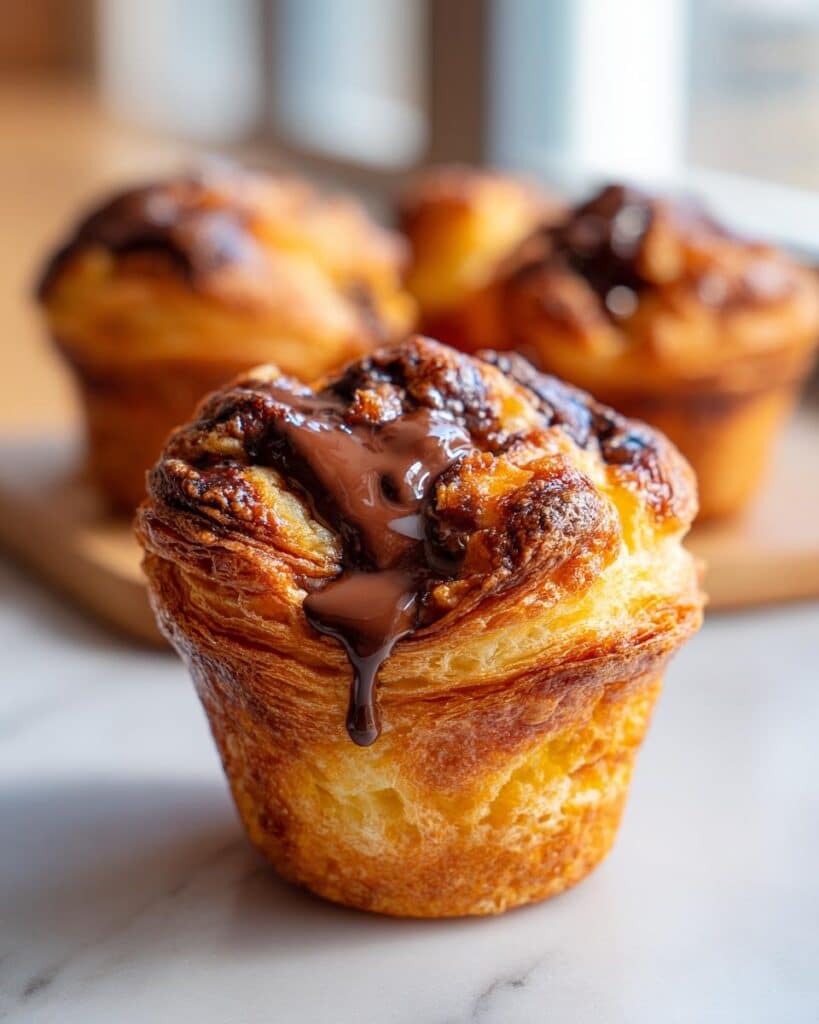Chocolate Chip Cruffins (Croissant Muffins)