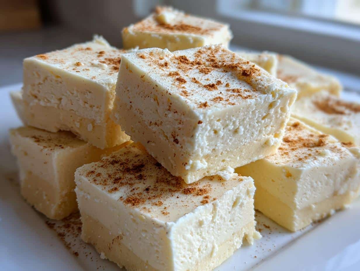 Christmas Eggnog Fudge - detail 1