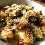 Crispy and Cheesy Smashed Brussels Sprouts