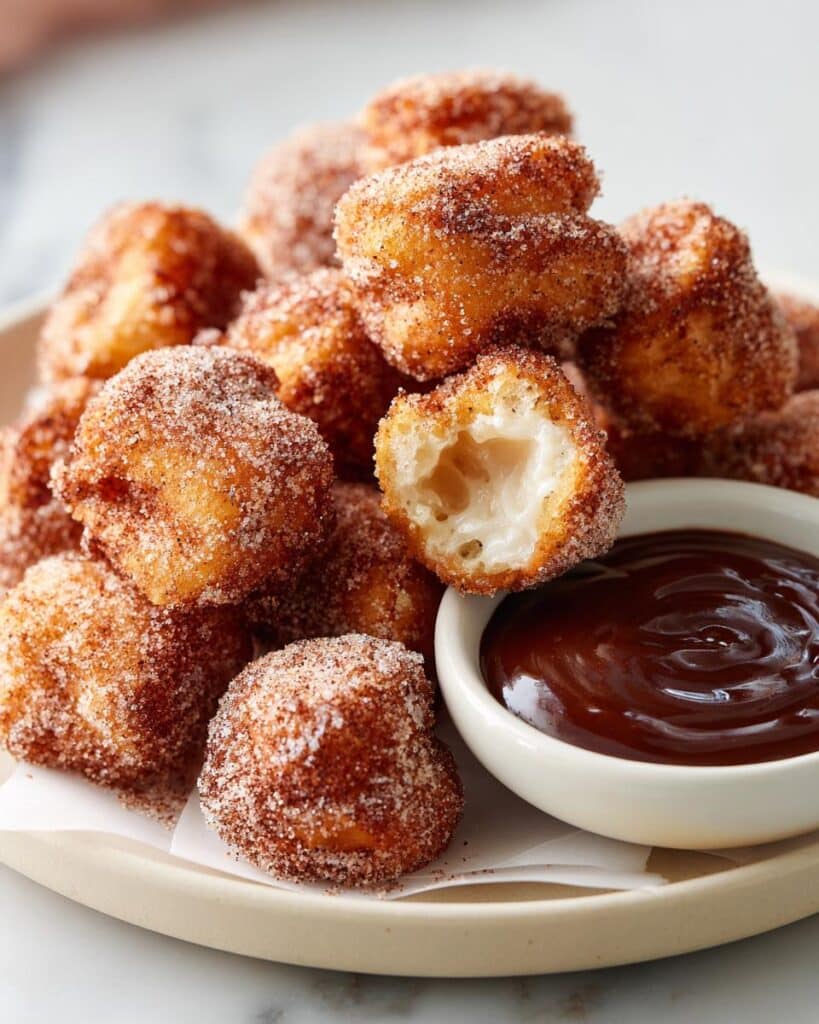 Crunchy Angel Cake Churro Bites Recipe