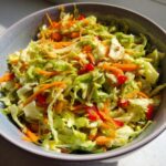 Crunchy Cabbage Salad with Dijon-Lime Dressing