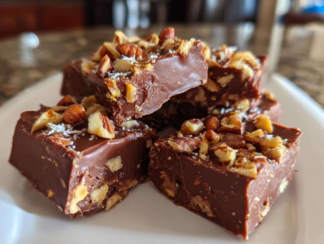 German Chocolate Fudge - detail 1