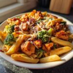 One-Pan Tangy Honey BBQ Chicken Penne