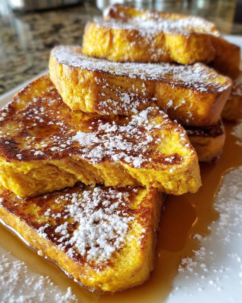 Pumpkin French Toast Breakfast Recipe