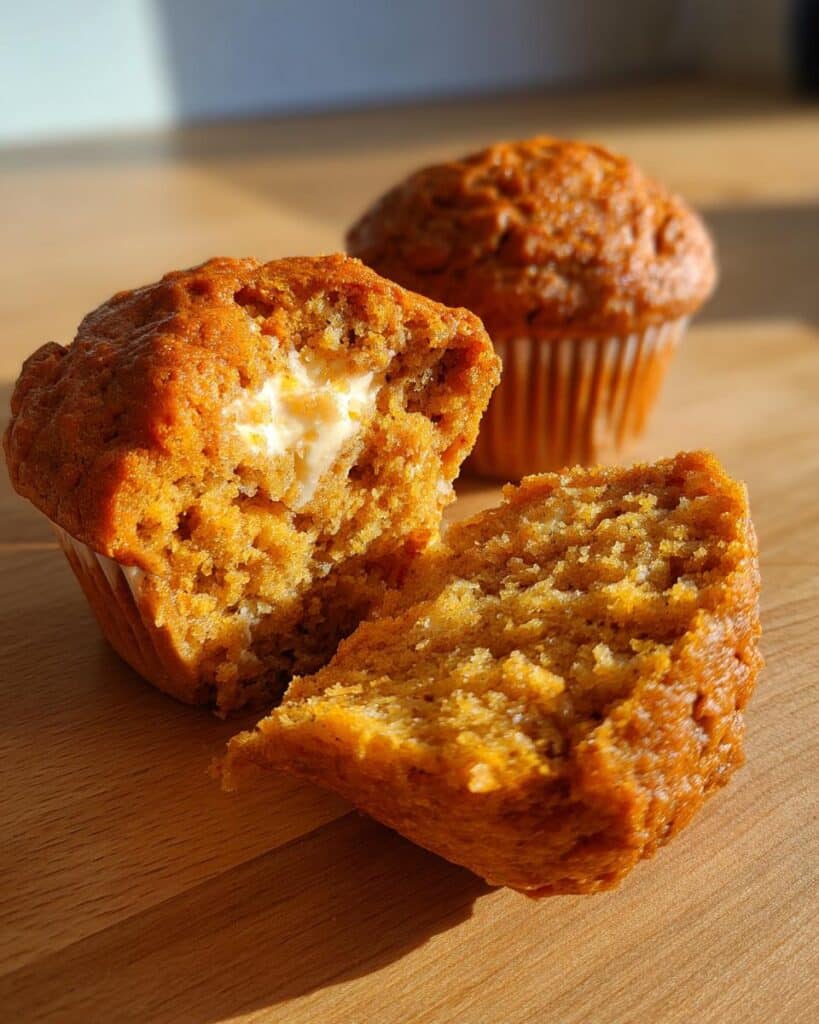Pumpkin Spice Cream Cheese Muffins