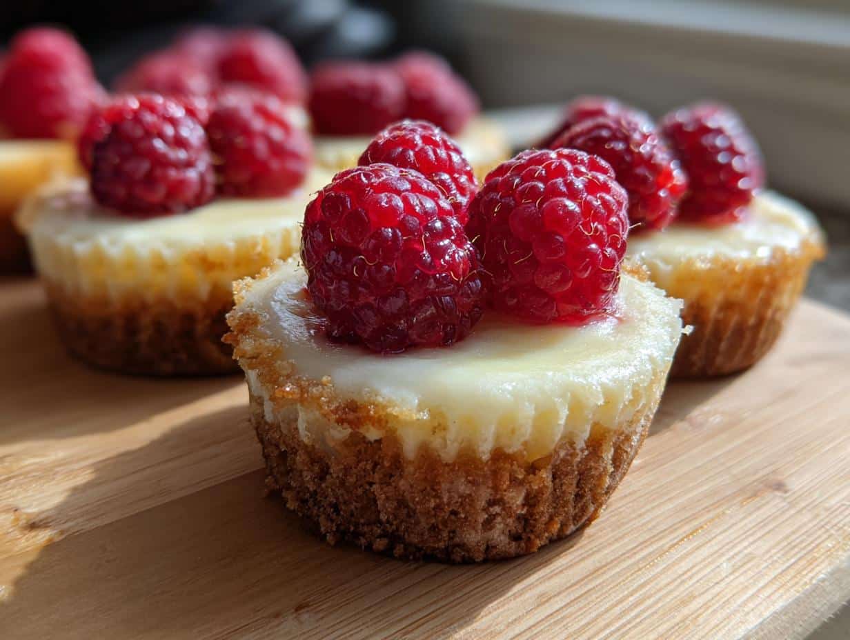 Raspberry Cheesecake Cup cakes - detail 1