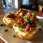 Stuffed Mashed Potato Nests