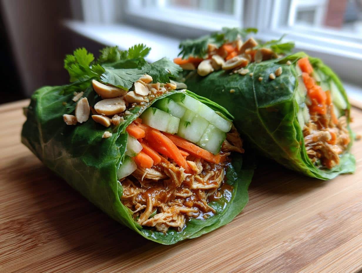 Thai Peanut Chicken Wrap - detail 1