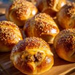 cheeseburger pretzel bombs